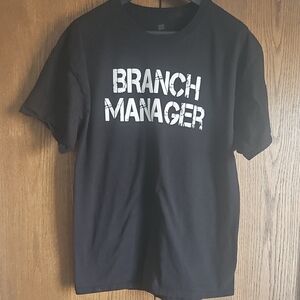 Branch Manager Black Graphic T-Shirt